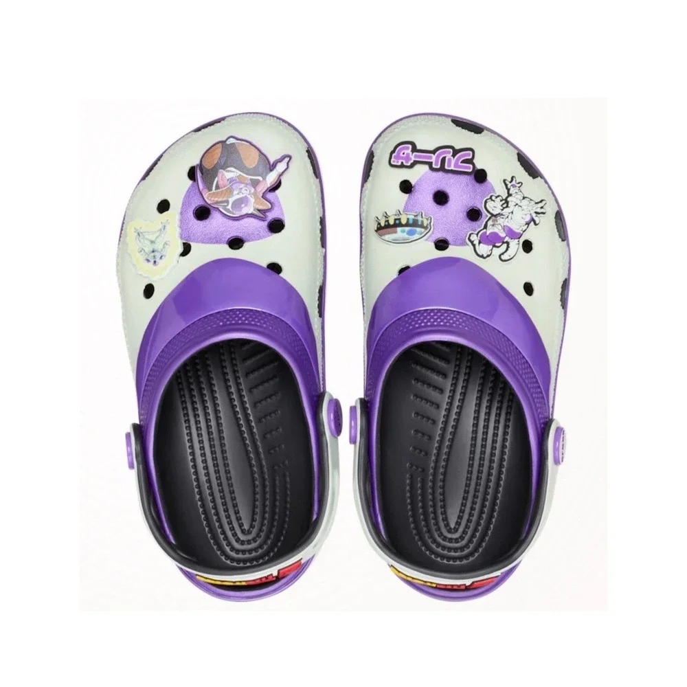 Crocs Dragon Ball Z Frieza Classic Clogs Purple White Mens 12 211202-90H